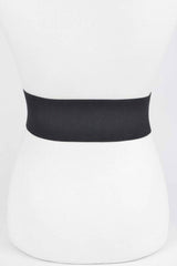 Big Metal Buckle Stretch Belt