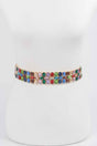 Multi Rhinestone Waist Belt