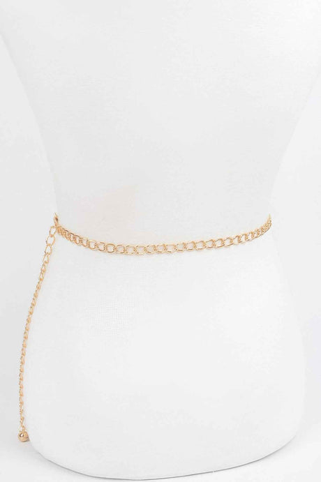 Multi Rhinestone Waist Belt