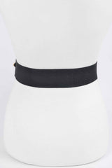 Multi Metal Chain Layered Stretch Belt