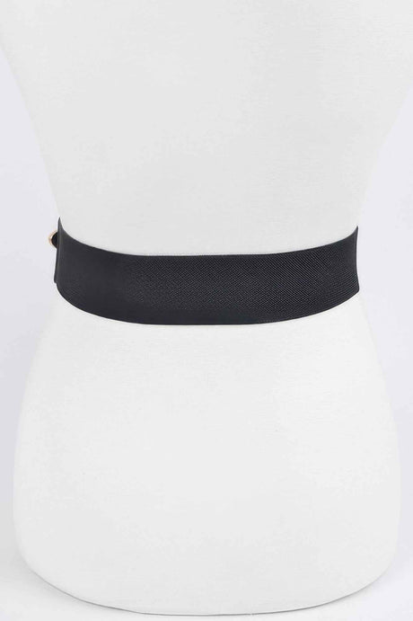 Multi Metal Chain Layered Stretch Belt
