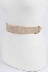 Rhinestone Metal Waist Belt