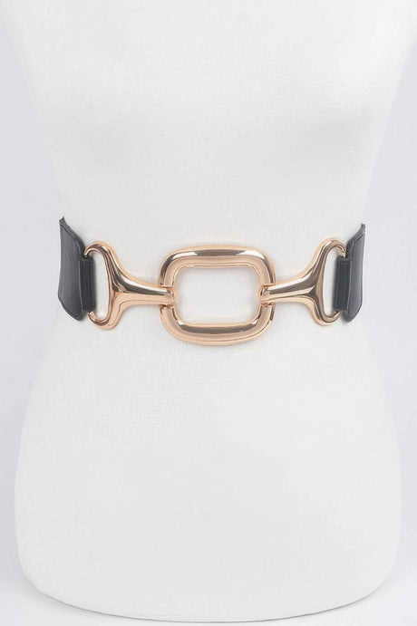 Metal Buckle Stretch Waist Belt