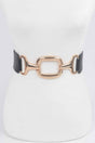 Metal Buckle Stretch Waist Belt