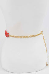 Vivid Color Chain Belt