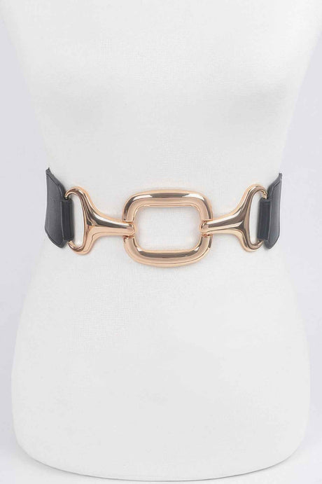 Multi Metal Buckle Stretch Plus Size Belt