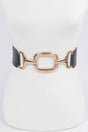 Multi Metal Buckle Stretch Plus Size Belt
