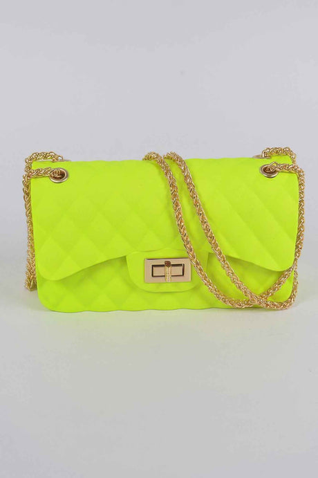 Jelly Classic Quilted Shape Clutch