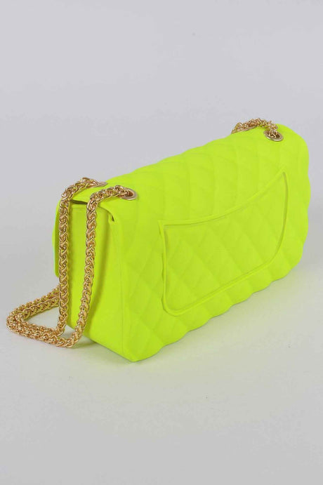 Jelly Classic Quilted Shape Clutch