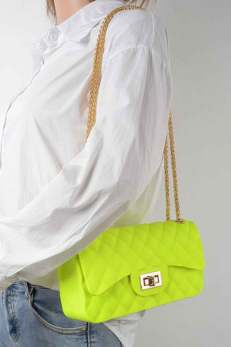 Jelly Classic Quilted Shape Clutch
