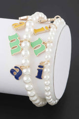 Mini Mama Beaded Bracelet