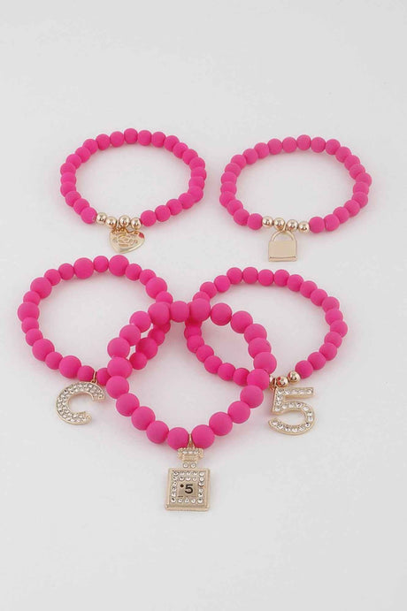 Beaded Luxury Charms Bracelet