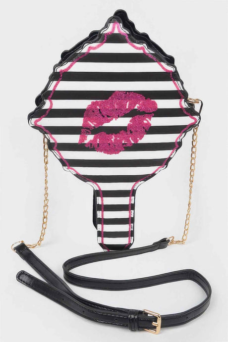 Lips Hair Brush Clutch