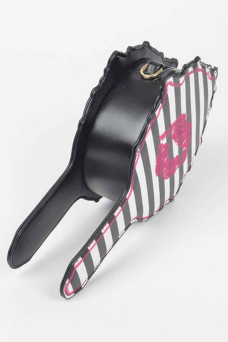 Lips Hair Brush Clutch