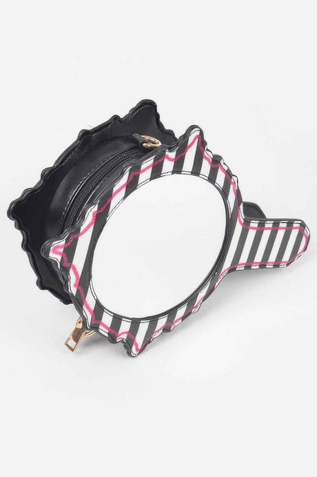Lips Hair Brush Clutch