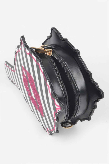 Lips Hair Brush Clutch