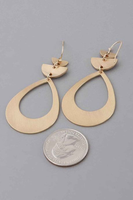 Open Teardrop Earrings