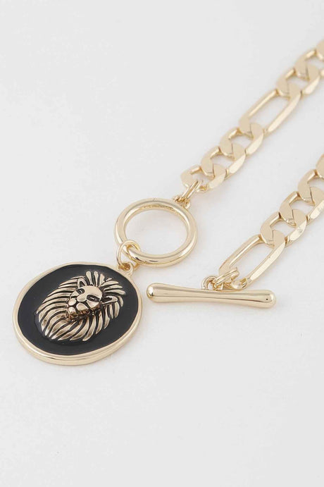 Lion Emblem Toggle Bracelet