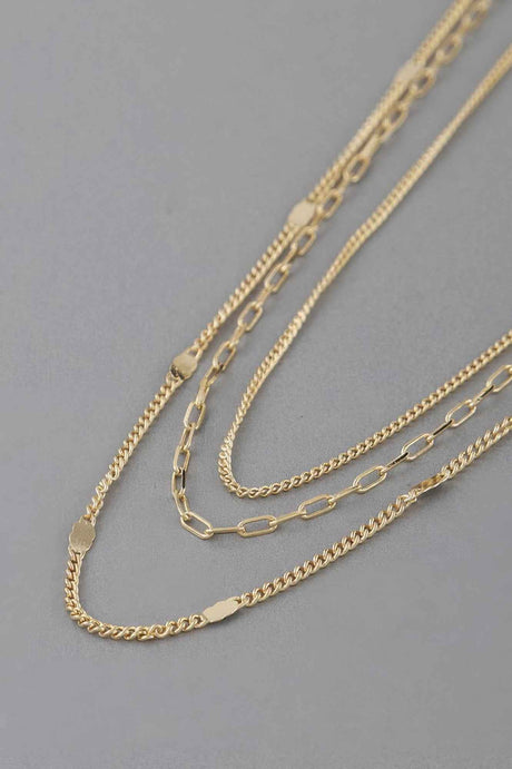 Triple Chain Necklace