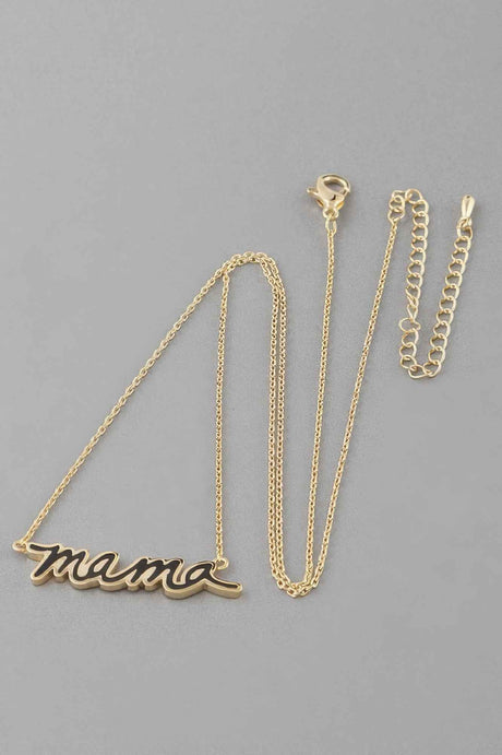 Mama Lined Necklace