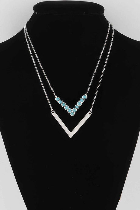 Stone V Necklace