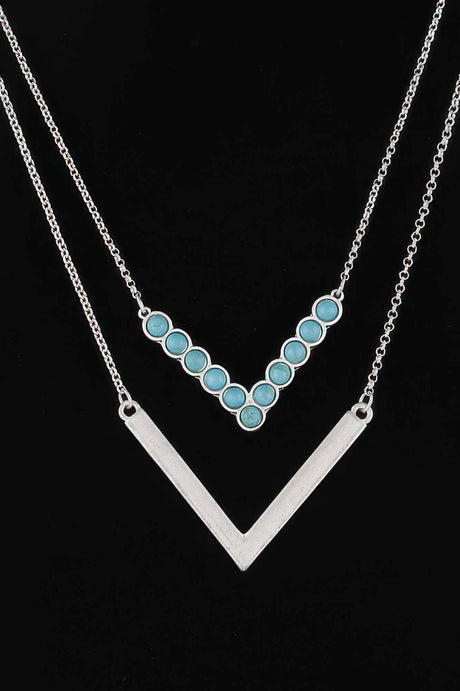 Stone V Necklace