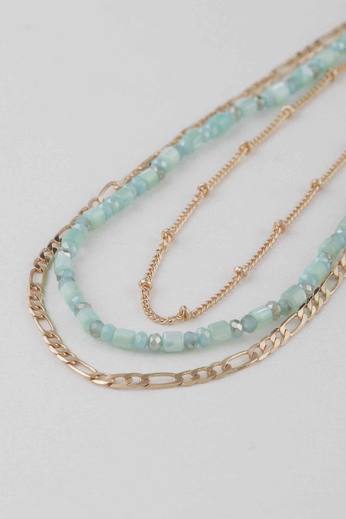 Multi Beaded Chain Necklace
