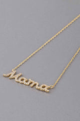 Jeweled Mama Necklace