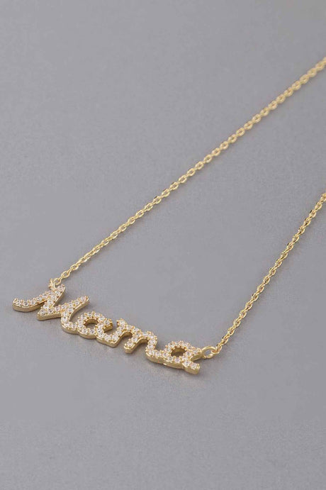 Jeweled Mama Necklace