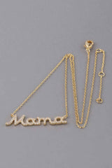 Jeweled Mama Necklace