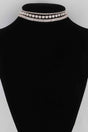 Triple Jewel Choker Necklace