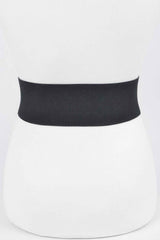 Big Metal Buckle Elastic Belt