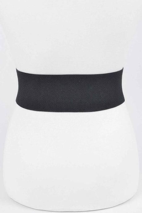 Big Metal Buckle Elastic Belt