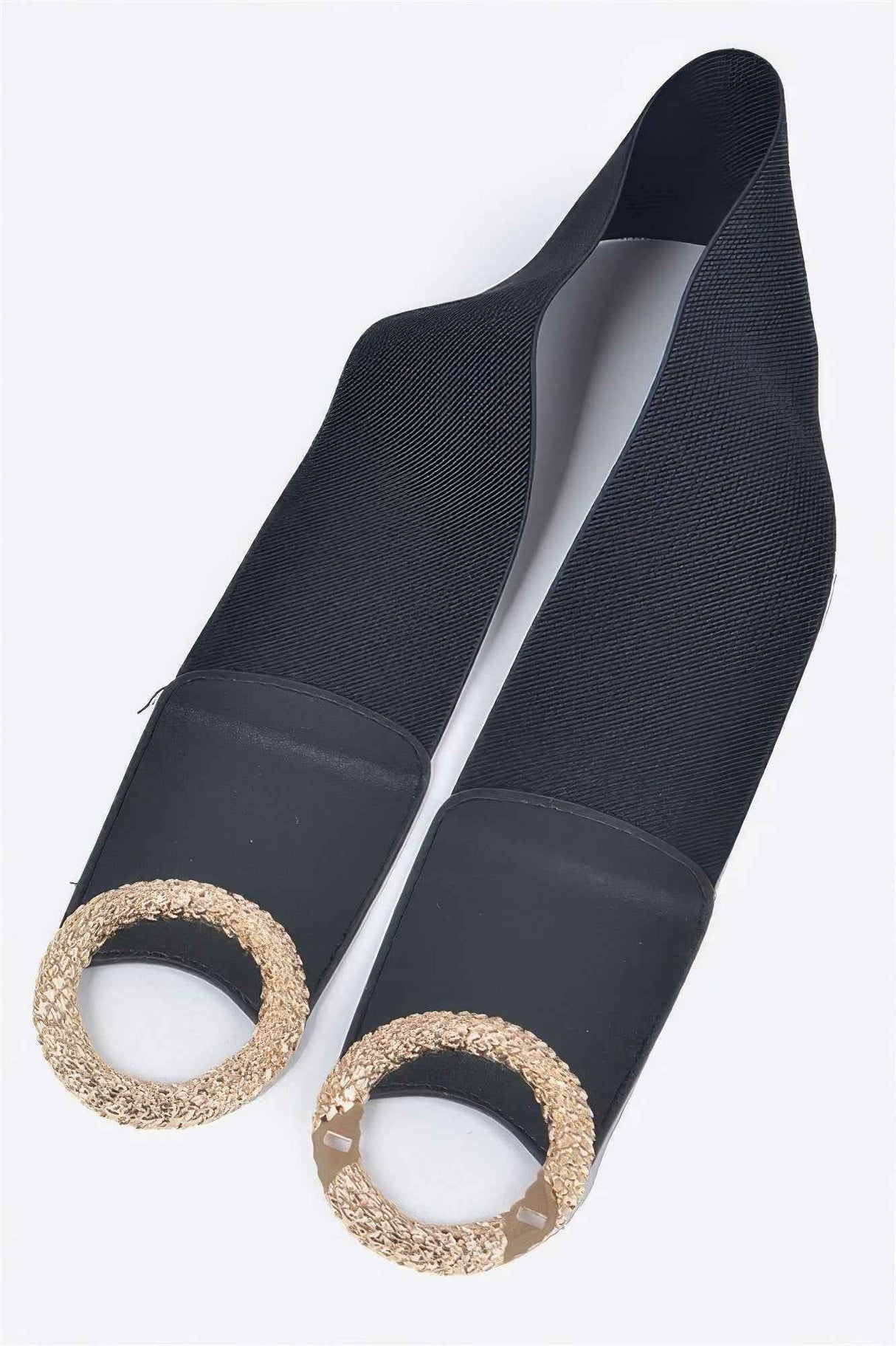 Big Metal Buckle Elastic Belt