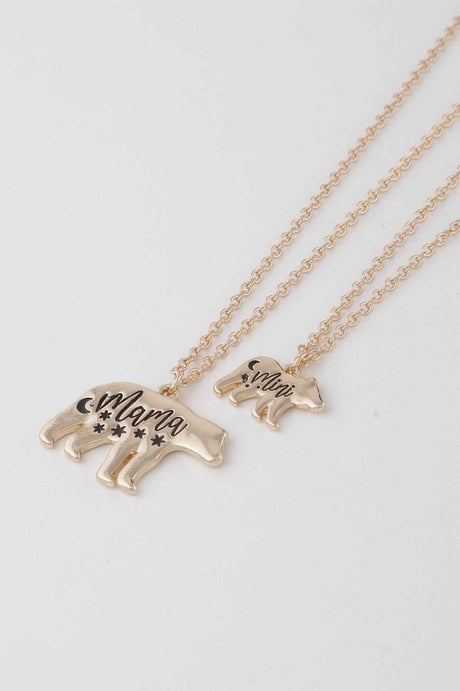 Mini N Mama Bear Necklace