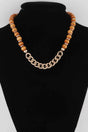 Bead N Chain Necklace