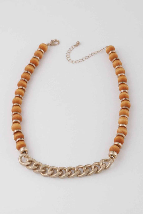 Bead N Chain Necklace