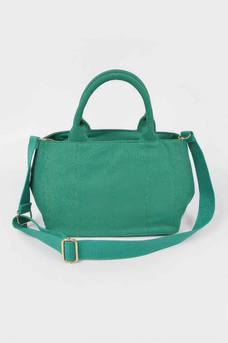 Solid Canvas Tote