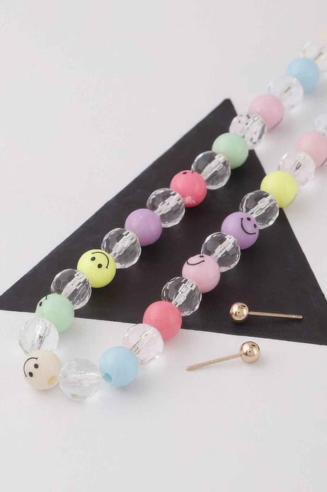 Beaded Smiley Face Necklace