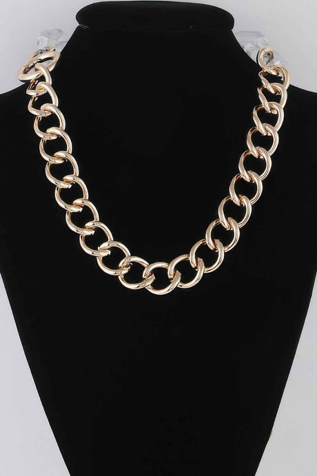 Clear Double Chain Necklace