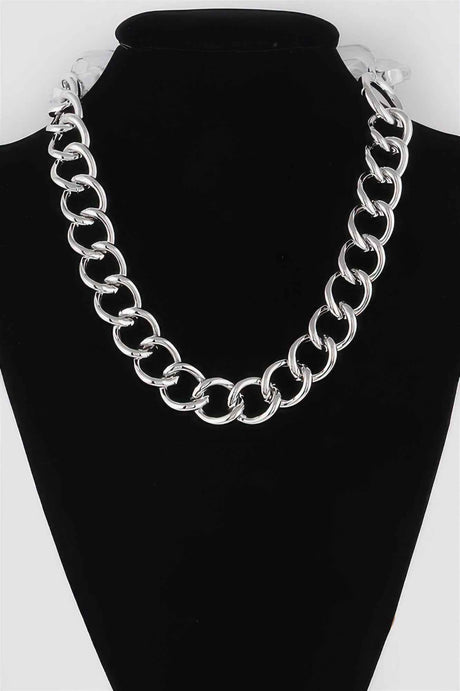 Clear Double Chain Necklace
