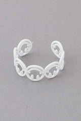 Open Smiley Face Ring