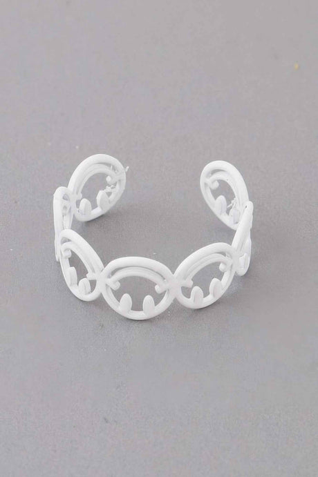 Open Smiley Face Ring