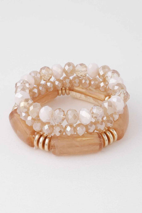 Multi Bead N Tube Bracelet
