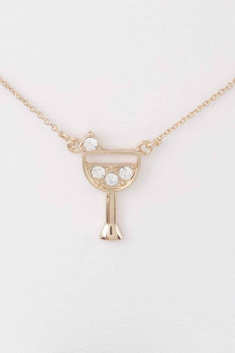 Jeweled Cocktail Pendant Necklace