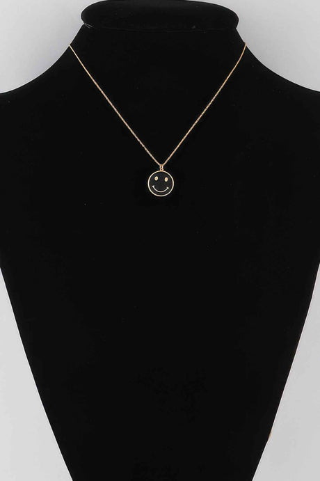 Smiley Face Pendant Necklace