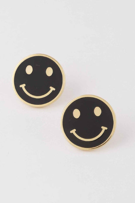 Smiley Face Stud Earrings