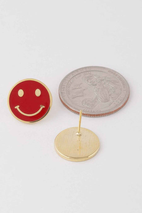 Smiley Face Stud Earrings