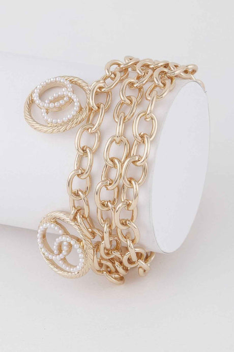Multi Oo Charm Bracelet
