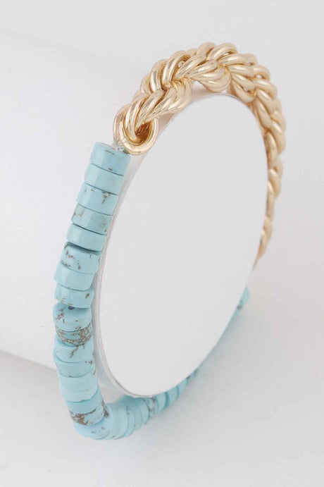 Stone N Chain Bracelet